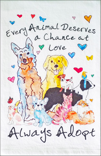 Adopt Tea Towel