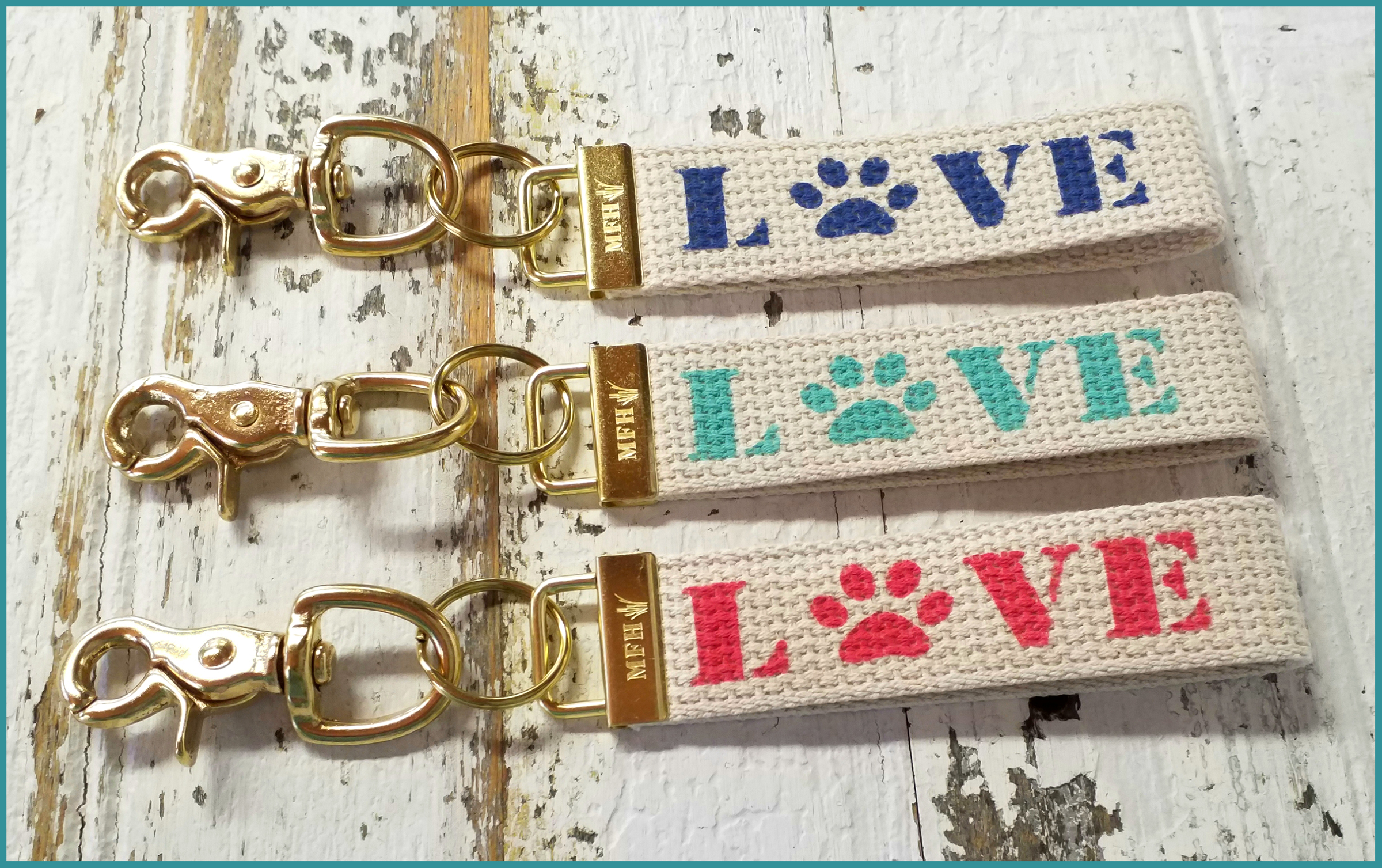 Love Key Chains