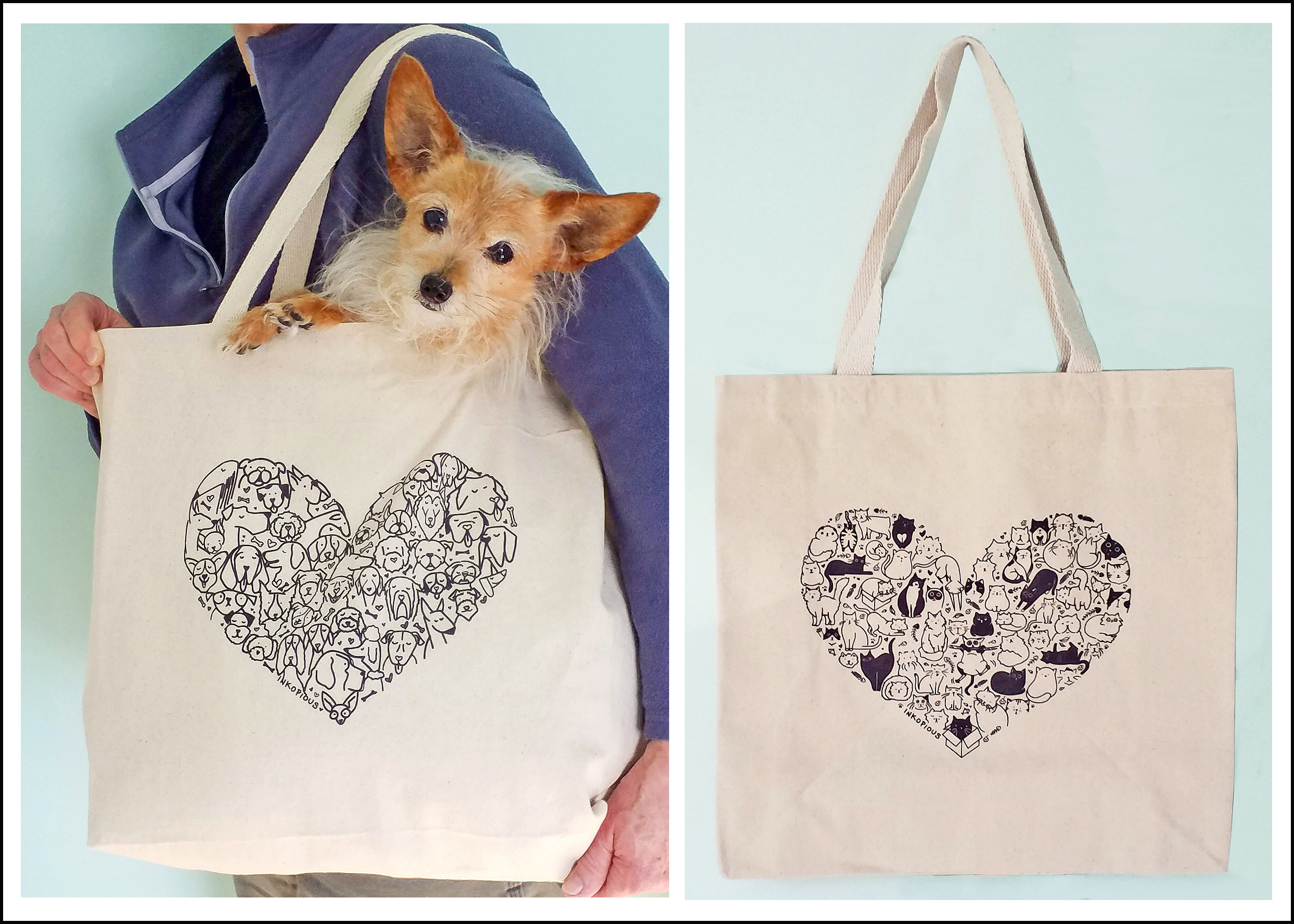 Hearts Totes