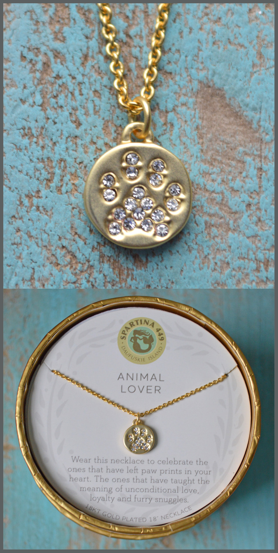 Paw Print Necklace